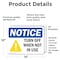 Signmission Turn Off When Not In Use Sign With Symbol, 14 in W x Rectangle, Vinyl Decal OS-2PACK-NS-D-1014-L-18749 - alternate 3